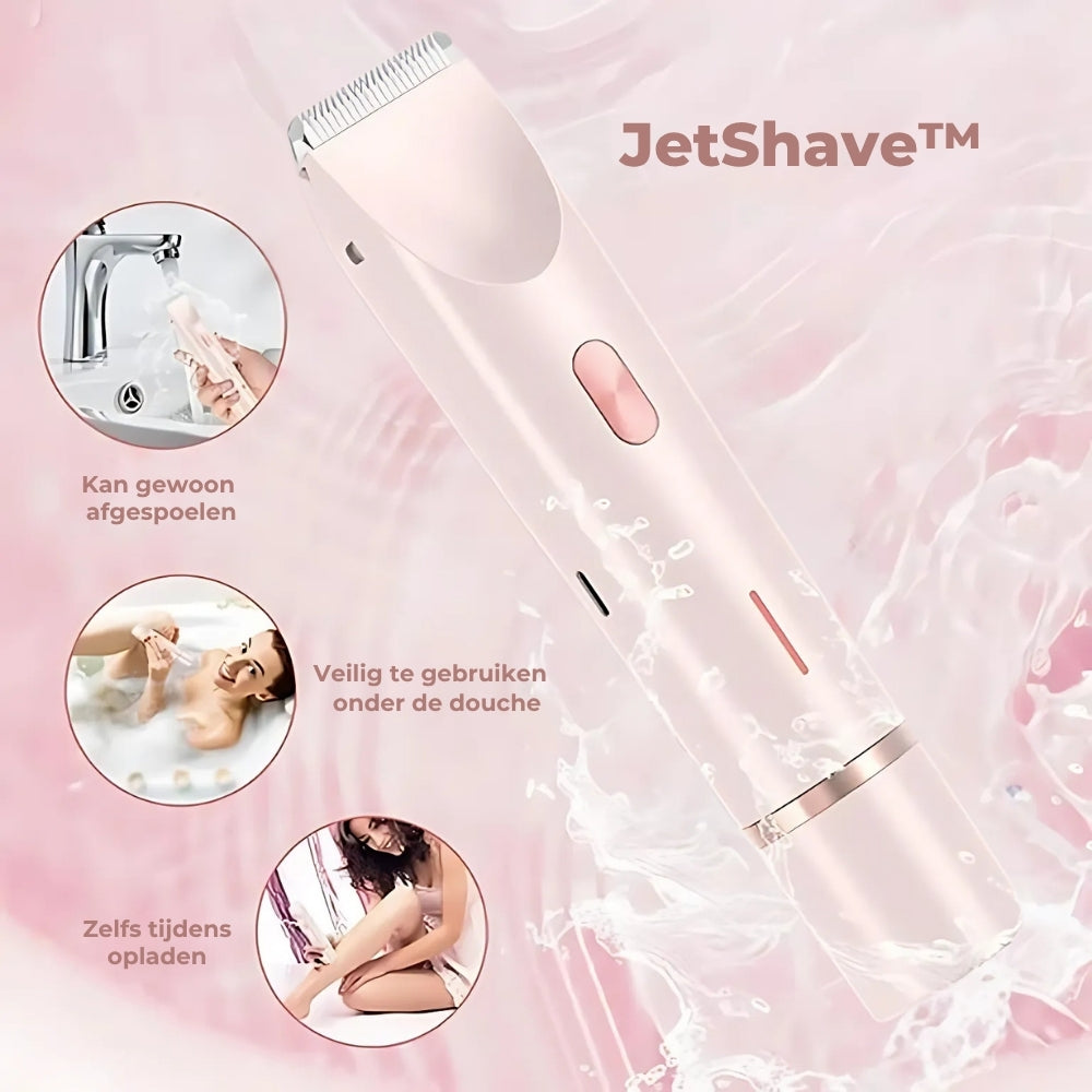 JetShave™ | Altijd verzorgd, zelfs onderweg