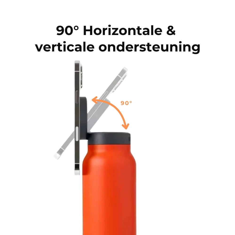 SipNWatch | 2-in-1 Waterfles met Telefoonhouder voor Reizen & Ontspanning