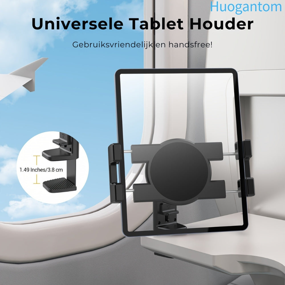 TabFly | Universele Tablet Houder voor Vliegtuig & Bureau