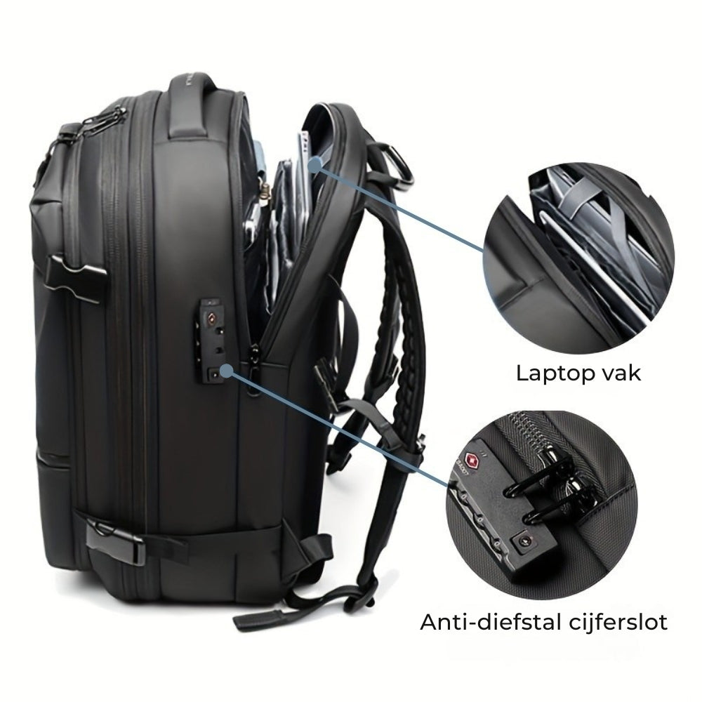 JetBag | Jouw Alles-in-één Reisrugzak. Klaar voor elk avontuur.