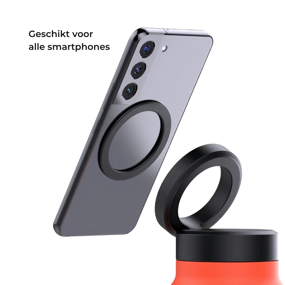 SipNWatch | 2-in-1 Waterfles met Telefoonhouder voor Reizen & Ontspanning