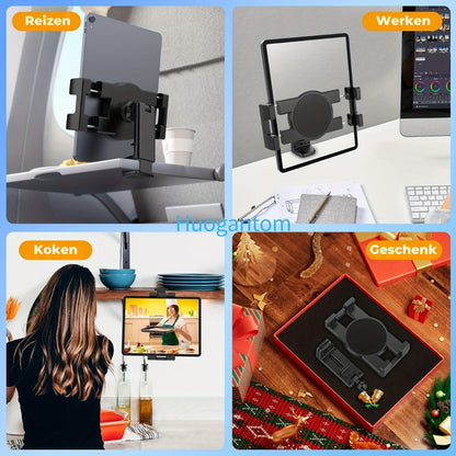 TabFly | Universele Tablet Houder voor Vliegtuig & Bureau